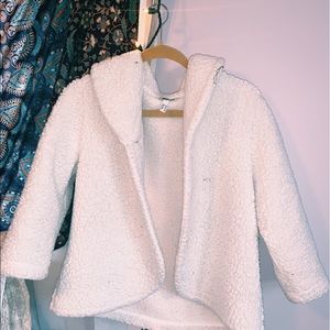 Fuzzy white Jacket